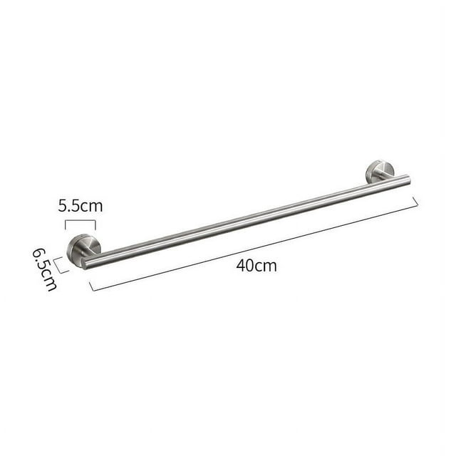 Toallero de acero inoxidable, barra para toallas, gancho para baño, toallero negro, aro para toallas de baño