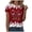 Red, variant on Drie Womens T Shirt Fall Tops Short Sleeve Fashion School Teachers Clothes 2025 Vacation Trendy Christmas Girls Tshirt Navy,M
