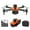 Orange, variant on Orange Drone With 4K Hd Fpv Camera, Foldable Design, 360° Obstacle Avoidance, Wifi Fpv, Altitude Hold For Beginners And Kids, 9.45X9.05X3.54In 0.7Lb
