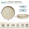 thumbnail image 2 of Vesteel Pasta Bowls Set of 4, 30oz Stoneware Salad Bowl, Large Dinner Bowls for Eating Serving Soup Noodle Pasta, Microwave & Dishwasher Safe, Khaki, 2 of 8
