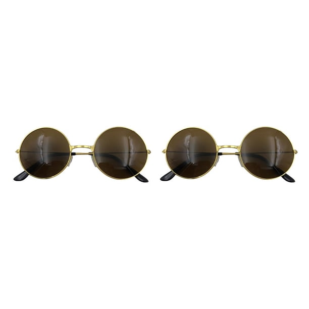 Gafas de sol Vogacara Multi-colores Marco de metal Estilo novedoso para mujeres Dorado, Color Té CBP251825
