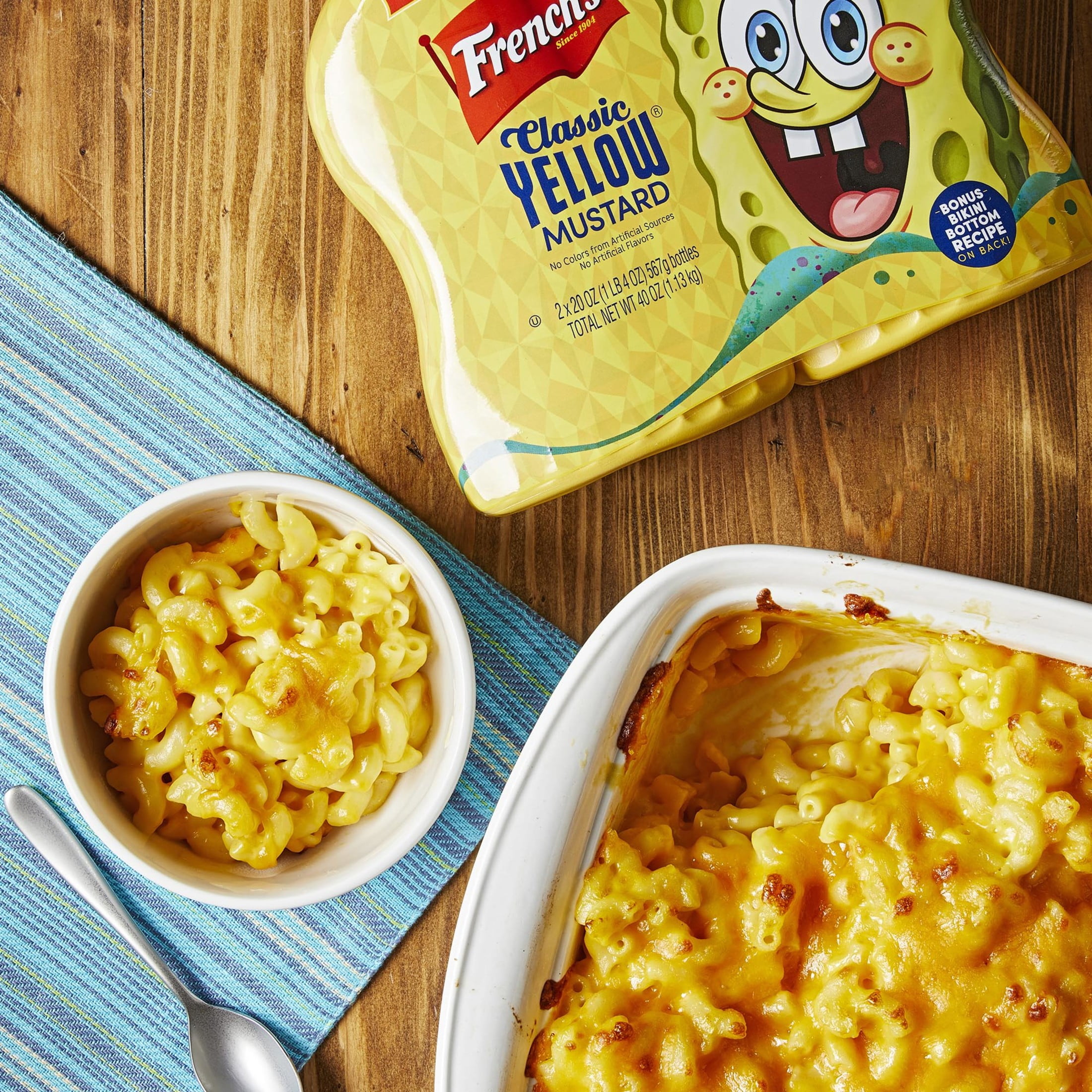 French's 100% Natural Classic Yellow Mustard Twinpack, 40.0 oz