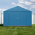 thumbnail image 1 of Arrow Elite 12 x 12 x 8 ft Blue Grey Steel Storage Shed, 1 of 9
