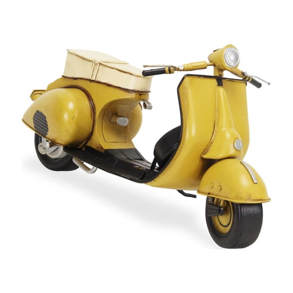 Home Decorative Modern Indoor 1959 Yellow Scooter
