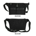 thumbnail image 4 of Unique Bargains Hairdresser Scissor Bag Barber Canvas Waist Pouch Professional Hairdressing Tools Storage Holsters with Waist Belt Leopard Black, 4 of 7