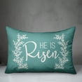 thumbnail image 2 of Creative Products He is Risen 14x20 Spun Poly Pillow, 2 of 2