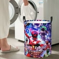 thumbnail image 7 of Large Laundry Hamper, Power Rangers Collapsible Laundry Basket With Handles, Tall Storage Basket For Blanket, Toys, Dirty Clothes In Living Room, Bedroom, Bathroom, Nursery, 7 of 7
