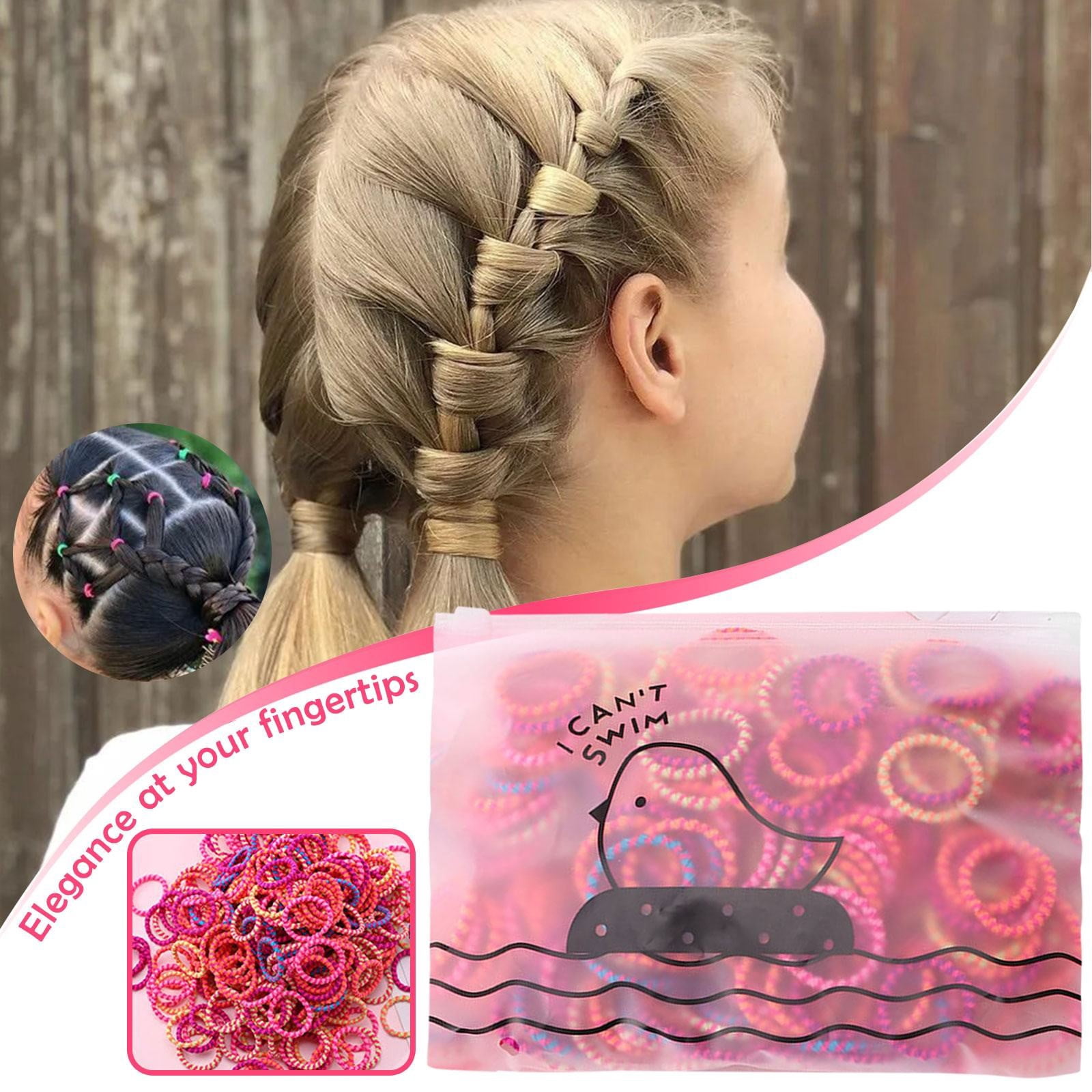 The Hair Tie Hair Ponytail Holder Scarf Scrunchies for Women Hair Loops Elastic Big Hair Ties Elastic Bands Hair Holder Organizer for Women Scrunchies with Scarf Tails Elastic Hair Ties Ribbon Hair