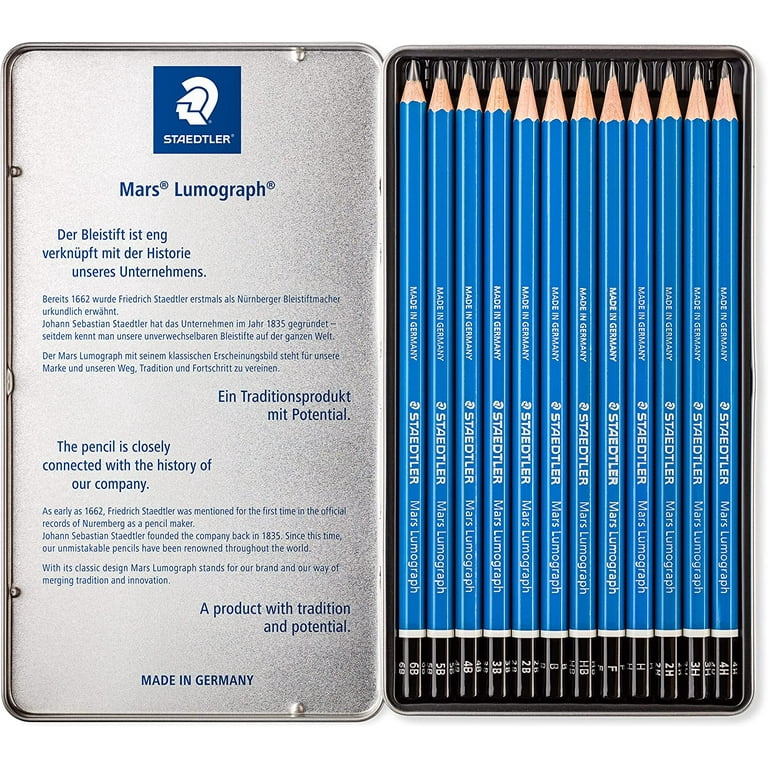 A review of the Staedtler Mars Lumograph black carbon pencill - STEP BY  STEP ART