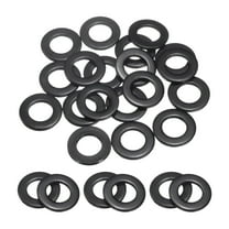 20 Pcs M12 304 Stainless Steel Flat Washers, 13mm ID x 23mm OD x 2.4mm Thick Black Zinc Plated Metal Washers