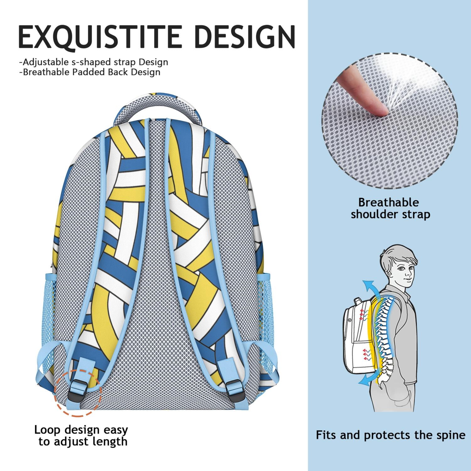 Player Approved Waterproof Backpack - Ergonomic Design for Baseball, Basketball, Soccer - Stylish & Durable Bookbag for Teens