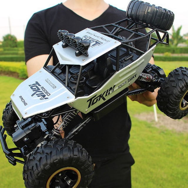Coche de control remoto de gran tamaño, vehículo todoterreno de deriva, tracción en las cuatro ruedas, escalada, Big Foot, carreras de alta velocidad, coche de juguete recargable