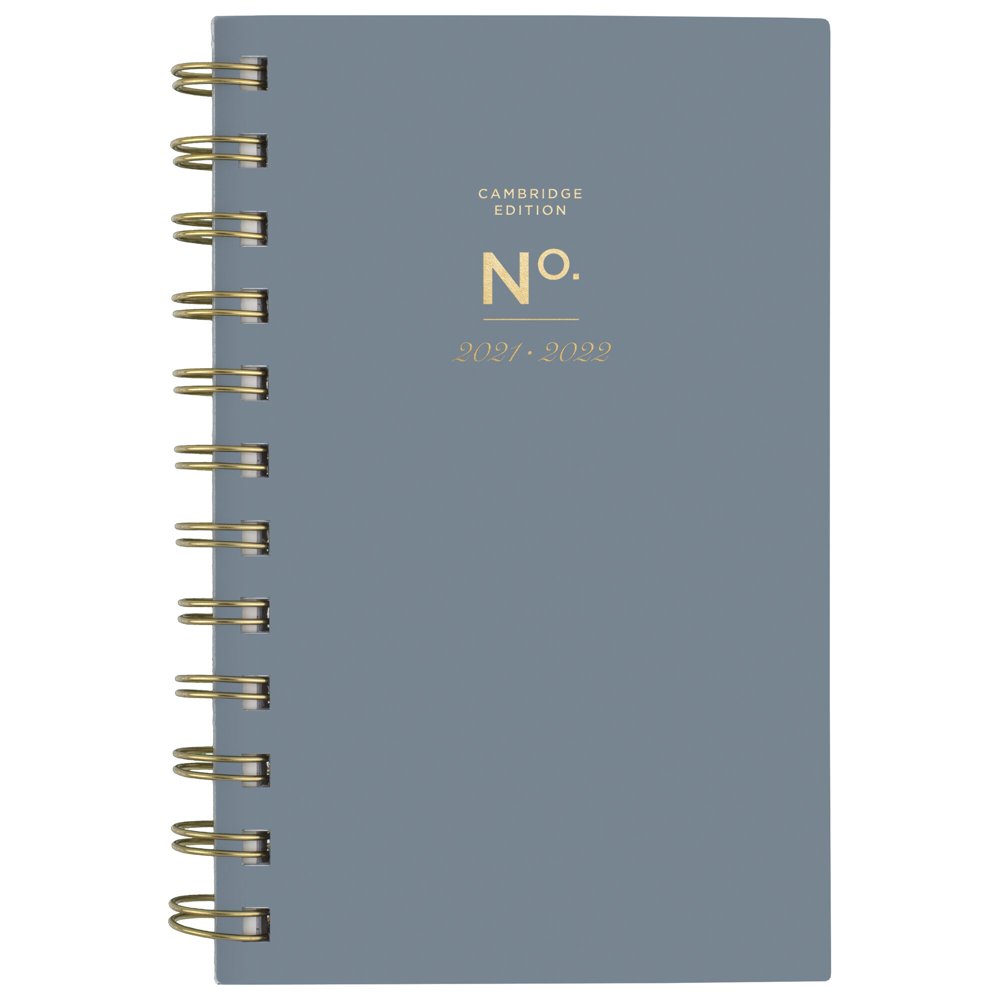 Cambridge WorkStyle Academic Weekly Monthly Planner, Gray, 3 1/2" x 6", July