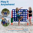 thumbnail image 4 of Giant Game ECR4Kids Jumbo 4-to-Score azul/naranja para exteriores, 4 of 9