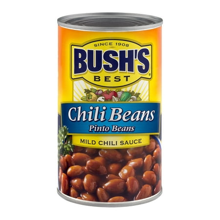 (6 Pack) Bush's Best Chili Beans Pinto Beans In A Mild Chili Sauce, 27 (Best Canned Pinto Beans)