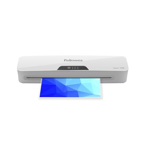 Open Box Fellowes Halo 0.2 mil Pouch Laminators with Laminating Pouch Starter Kit 12.50 "X12.5 ", White