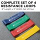thumbnail image 3 of Set de bandas elásticas en loop THERABAND de 8" con 4 niveles, 3 of 9