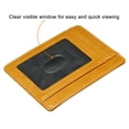 thumbnail image 3 of Uxcell RFID Blocking Protector Credit Card Holder Slim Simple Wallet, Yellow, 3 of 5