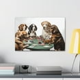 thumbnail image 6 of Dogs Playing Poker Funny Game Playing Card Canvas Wall Art for Home Decor Ready-to-Hang, 6 of 18
