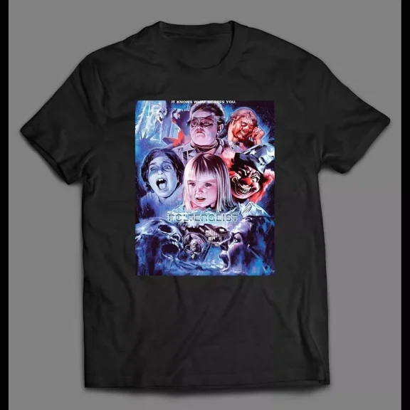 CLASSIC POLTERGEIST HORROR MOVIE POSTER T-Shirt Unisex Men Woman Tee S-4XL NE336