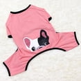thumbnail image 1 of Ropa de primavera y otoño para perro gordo de cuatro patas, pijamas de algodón estampados, cálidos, de punto elástico, 1 of 5