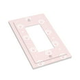 thumbnail image 7 of DouZhe 1-Gang Decorator/Rocker Wallplate, Cute Cat Pink Paws Footprint Decorative Wall Plates, 7 of 7