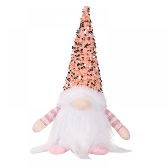 Christmas Sequins With Lights Rudolph The Gnome Doll