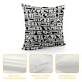 thumbnail image 4 of Orinice Letters and Numbers Graphic Decorative Throw Pillow Cover for Home Couch Living Room Bed Sofa 12x12in, 4 of 5