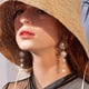 thumbnail image 4 of Pendientes largos de perlas artificiales, 4 of 4