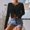 Black, variant on Idoravan Cardigans for Women Spring Women's Fashion Casual Long Sleeve Solid Color Sweater Tops Blouse Cardigan