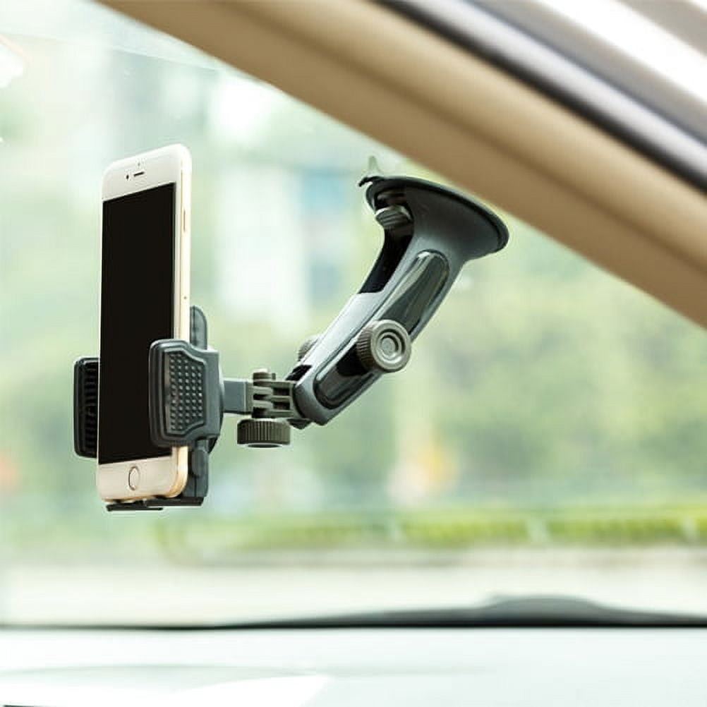 Car Mount for iPhone 14/Pro/Max/Plus - Dash Windshield Air Vent Holder Cradle 2-in-1
