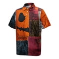 thumbnail image 4 of Halloween Print Big and Tall Polo Shirts for Men Quick Dry Breathable Men Polo Shirts Business Casual Mens Polo Summer Classis Relaxed Fit Short Sleeve Polo Shirt Orange 5XL, 4 of 6