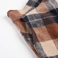 thumbnail image 3 of Women's Lattice Skirt Warm Elastic Waist Wool A-Line Pleated Tartan Winter Long Skirts, 3 of 13