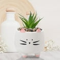 thumbnail image 3 of kjfeif Unique Design Animal Pot Ceramic Succulent Plant Pot , Cactus Potted Planting Bonsai Pots Set , Boho Flower Plant Pots for Indoor and Outdoor Gardening, 3 of 6