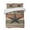 Sage Green, variant on Quilts Twin Size, Grey Brown Texas Star Soft Comforter Bedding Set for Bed, Retro Country Star Farmhouse Wooden Lightweight Quilted Bedspread with Pillow Cover(2 Pieces) for All Season, 68x86 Inch