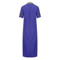 thumbnail image 3 of TIMIFIS Robe Longue Décontractée Sans Manches pour Femmes, Robe Maxi Fendue, Robe d'Invité de Mariage, Robe d'Été Florale, Robe de Plage Décontractée, Robe T-Shirt Décontractée, 3 of 4