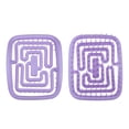 thumbnail image 3 of Unique Bargains 2 Pcs Démêlant pour Cheveux Tangle Shower Violet, 3 of 6