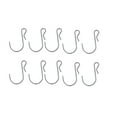 thumbnail image 2 of Homoyoyo 20Pcs Metal S Type Hook Plated Silver for Hanging Storage with Flat Ends Safe Design, 2 of 6