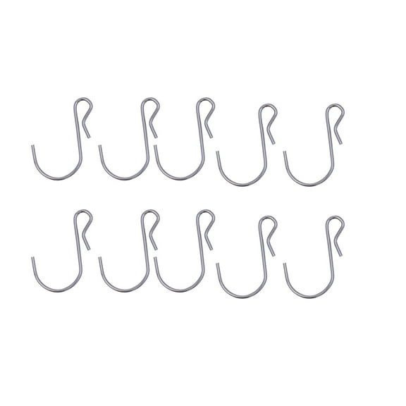 20pcs S-Type Metal Hooks for Kitchen/Bedroom Storage Racks
