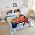 thumbnail image 3 of Ensemble de Literie Football pour Garçons, Taille Complète, Enfants Adolescents, Sports, Chambre, 3 of 5