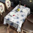 thumbnail image 2 of Pioneer Flower Floral Print Pattern Rectangle Tablecloth 60"x120", Waterproof Polyester Table Cloth, Wipeable Spillproof for Dining Camping Indoor Outdoor, 2 of 6