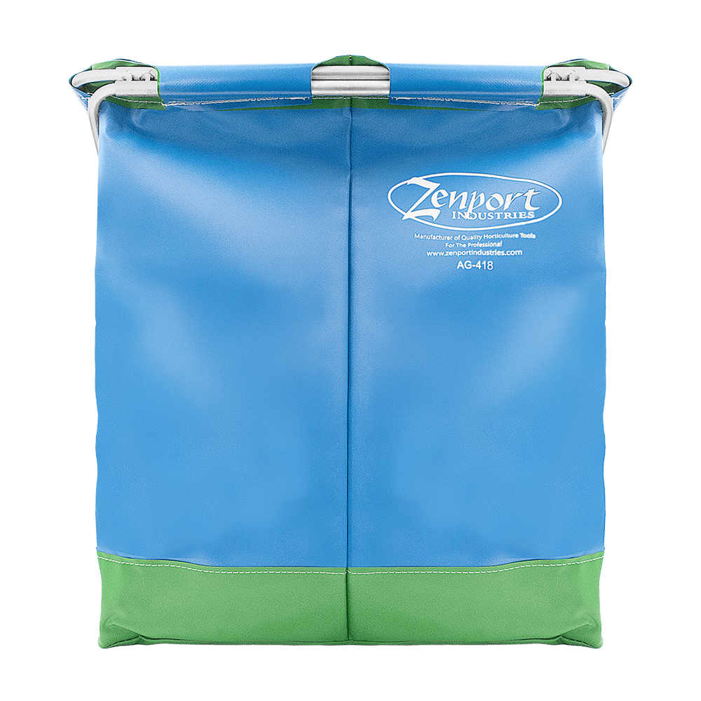 Zenport AG418 Artichoke Harvest Bag Backpack, Blue, Blue