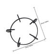 thumbnail image 2 of ELAYARD Gas Burner Rack Wok Electroplated Iron Easy Installation 1Pack, 2 of 8