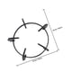 thumbnail image 2 of unbranded Anillo Soporte Para De Gas Resistente Para Uso Universal En Cocina Negro, 2 of 8