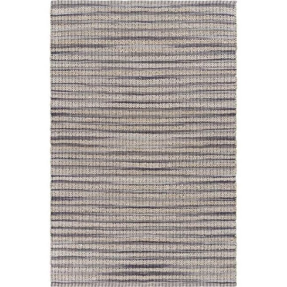 8 x 10 ft. Brown & Gray Striped Area Rug
