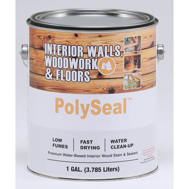 PolySeal Water Based Polyurethane Acrylic Interior Wood Varnish 1