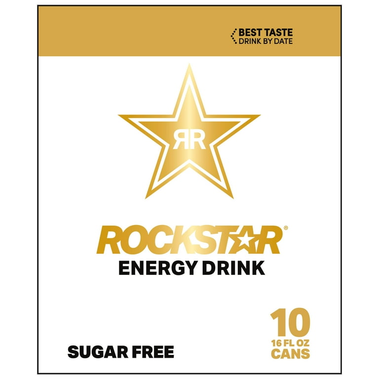 Rockstar Sugar-Free Energy Drink, 16 fl oz, 10 Count Cans