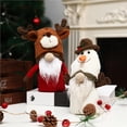 thumbnail image 4 of Cateissary Adornos de gnomos de Navidad, adornos de muñecos de muñeco de nieve, tela de algodón, decoración del hogar, ventana de fiesta, Kits de decoración para fiestas, 4 of 6