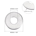 thumbnail image 3 of Uxcell 30mm x 12mm x 2mm Carbon Steel Flat Washer for Screw Bolt 100Pcs, 3 of 5