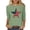 Green, variant on Patriotic Shirts for Women Long Sleeve 4th of July Star American Flag Graphic T Shirts Crew Neck Plus Size Tees Fashion Casual Tops